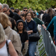 LONDON, ENGLAND - SEPTEMBER 16: Well-wishers stand in the queue in Southwark Park for the Lying-in State of Queen Elizabeth II on September 16, 2022 in London, England.